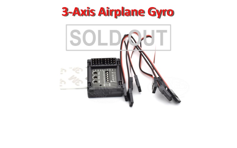 3-axis Flight Control Controller Stabilizer System Gyro for FPV RC Airplane, Fixed Wing Aircraft, Delta Wing, Gliders